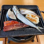 Miyakowasure Nanaowan Rizo Tonotoomakidai - 朝食の干物