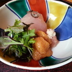 日本料理とらや - ソイの昆布〆です。