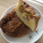 パン工房 ブランジェリーケン - 芋栗南瓜　胡桃ダマンドのブリオッシュ　断面