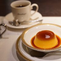 洋食 つばき - つばき特性プリンとコーヒー