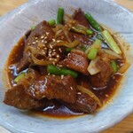 もつ焼 稲垣 - ホルモン炒め