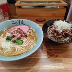 仙臺自家製麺こいけ屋 分店 綠栽 - シャモ中華そばと鳥山葵丼