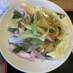 割烹 中央 - 野菜取り出し野菜炒め風で…