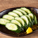Lightly pickled cucumber
