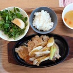 野菜レストラン ショウナン - 豚ロース生姜焼き1,430円
