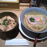 Taishiosoba Touka - お得セット（鯛塩らぁ麺＋チャーシュー丼）
