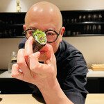 きう - ◎沢庵漬けとハーブの寿司も美味いよぉ〜！