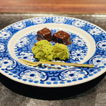 きう - ☆抹茶ケーキ　ペッパーカカオの生麩
