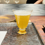 きう - ◎生ビールで喉を潤す。