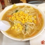 三秀  - 半みそラーメン 400円