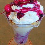 喫茶 俺ん家゛ - ブルーベリーパフェ　600円　2023/03