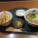 上方ごちそう処 贔屓屋 - 天丼セット