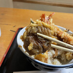 天ぷら割烹 いけだ - 椎茸が肉厚で美味！