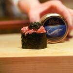 鮨 尚充 - とろたくキャビア