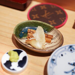 鮨 尚充 - いぶりがっことマスカルポーネとごまごぼう