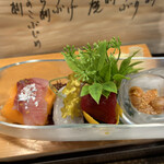 弘寿司 - いさき　志津川のタコ　ミンククジラ　閖上の赤貝ヒモ