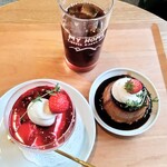 My Home Coffee, Bakes, Beer - ■苺のムース
      ■ビタープリン