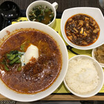陳建一 麻婆豆腐店 - 担々麺とミニ麻婆豆腐のランチ　1700円