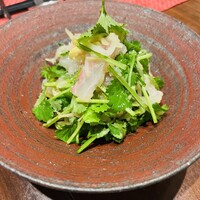 中華旬彩 森本 - ｢真鯛とパクチーのもやしサラダ｣パクチー好きにはたまりません(๑'ڡ'๑)୨♡