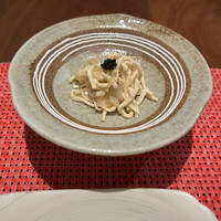 中華旬彩 森本 - お通し？お突き出し？の前菜｢フカヒレと押し豆腐｣美味しかった♡
