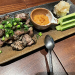 創作巻き串と国産ワイン MAKI－BUDOU - 地鶏の黒炭焼きと胡瓜スティック