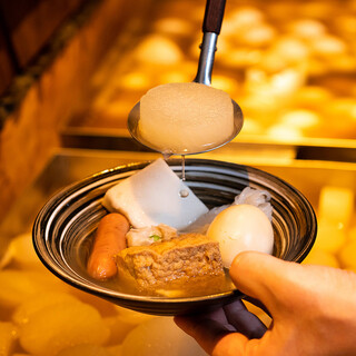 A variety of oden menus are also popular♪