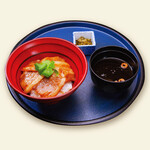 Kagoshima black pork charcoal grilled rice dinner set