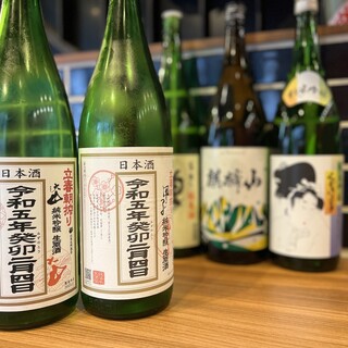 A wide variety of drinks including homemade lemon sour and recommended sake ◎