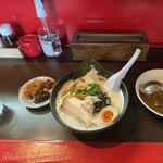 Chikugo Gawa Ramen Shokudou Goito - ランチ奇跡プレミアム+カレーセット950円