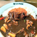 CoCo壱番屋 - 焙煎スパイスチキンカレー＋ヒレカツ