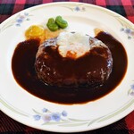 くいしんぼー山中 - ハンバーグステーキ (単品)