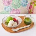 Handmade Shiratama Matcha Anmitsu