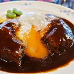 くいしんぼー山中 - ハンバーグステーキ (単品)