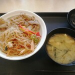 Matsuya - チャプチェ牛めしコンボ