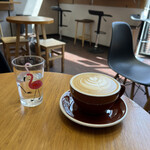 CAFE GEEK - お冷グラスはフラミンゴにした。(セルフサービス)