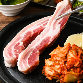 サムギョプサルや牡蠣のチヂミ◎美味しさを追求した韓国料理