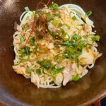 鯛そば のり - 燻鯛和え玉350円