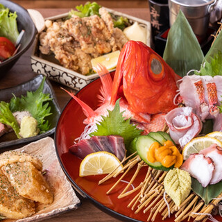 A wide selection of special dishes made with fresh fish carefully selected by the owner at the market