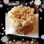 亀蔵 - かき揚げが、ぶ厚い♡