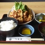 つる幸 - からあげ定食（800円）