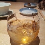 蕎麦切 砥喜和 - 八海山の梅酒割り