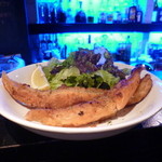 上野 BAR R - 銀ハラスのムニエル￥700