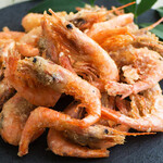 Fried sweet shrimp