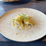 TSUSHIMI - これもマジうめえ！ほんと味付け良いしホッキ貝の爽やかな香りと食感がいいし、発酵鰯がめっちゃ良いアクセントだわ。酒すすむわー。