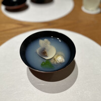 のどぐろ専門店 赤坂 かなめ - はまぐりのお椀
