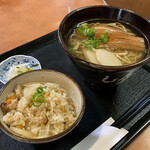 琉球茶房 すーる - 淡水そばセット小