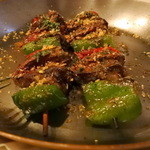 コム・ア・ラ・メゾン - シャラン産鴨の心臓の串焼き1,500円