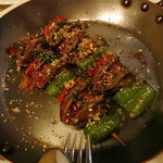 コム・ア・ラ・メゾン - シャラン産鴨の心臓の串焼き1,500円