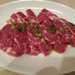 焼肉 胡蝶 - ネギ塩ラムロース