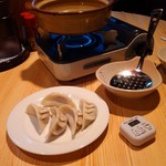 ヴォルフィー - 水餃子。自分で湯通し。